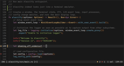 Alacritty screenshot