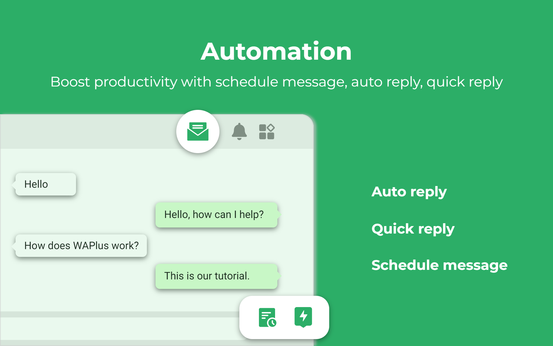 WAPlus.io Automation