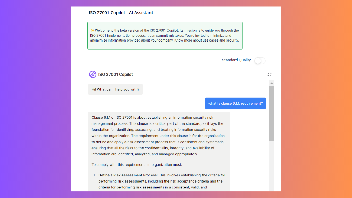 ISMS ISO 27001 Copilot 