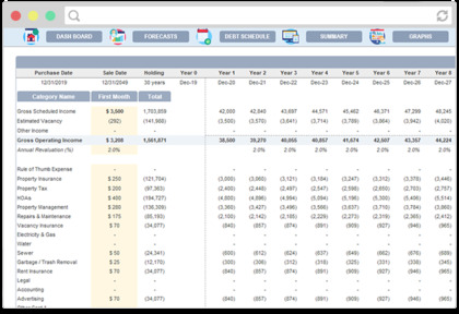 Real Estate Spreadsheets image