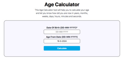 Age Calculator Hub image