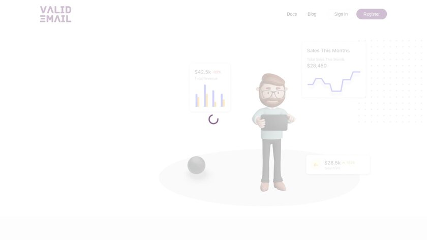ValidEmail.io Landing Page