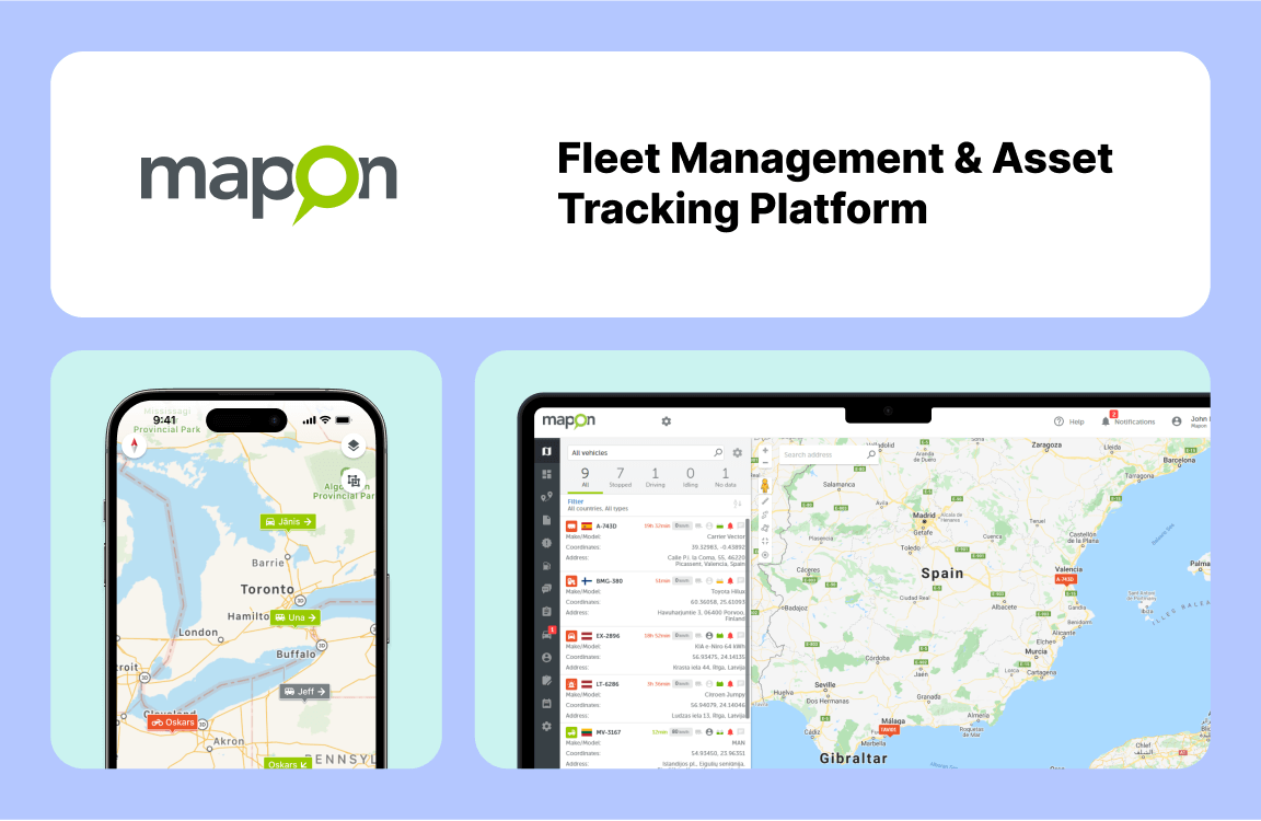 Mapon Fleet management platform