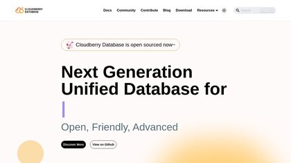 Cloudberry Database screenshot