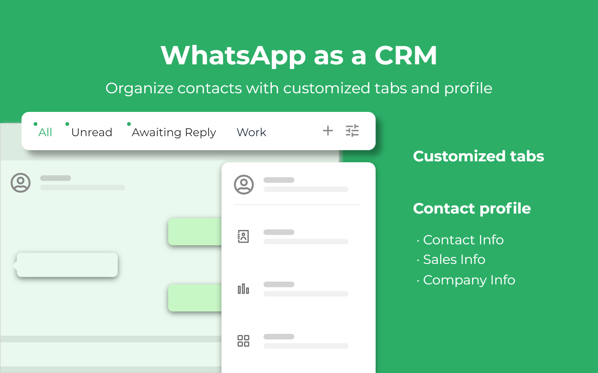 WAPlus.io Utilize WhatsApp as a CRM