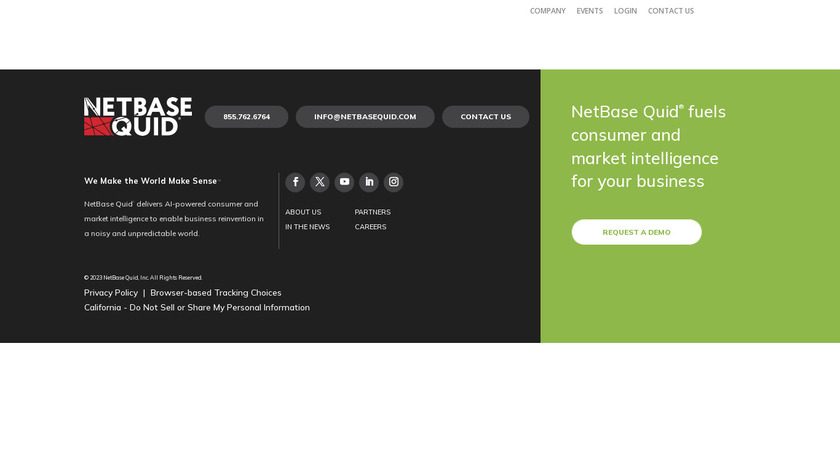 NetBase Landing Page