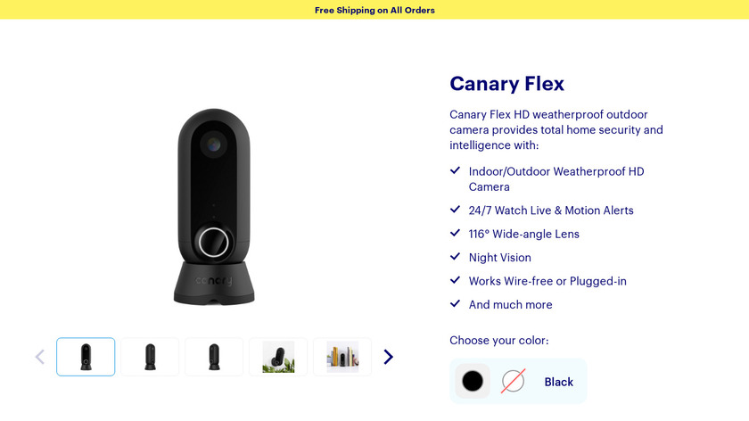 Canary Flex Landing Page