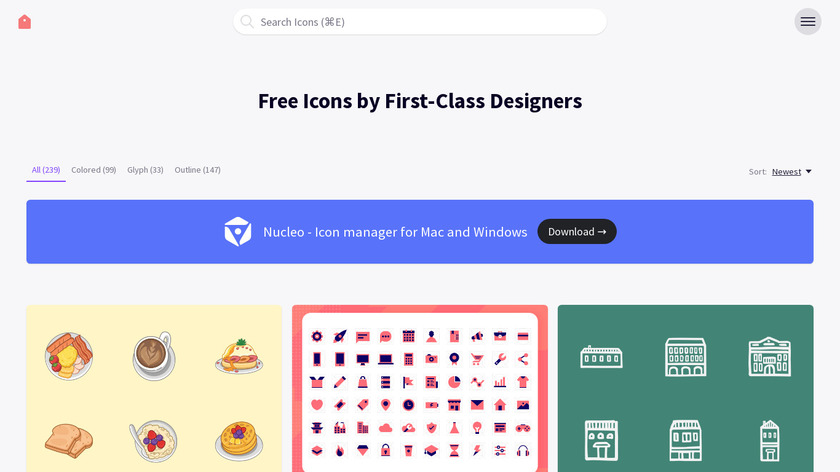 IconStore Landing Page