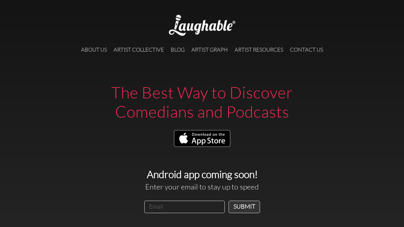 Laughable Landing page
