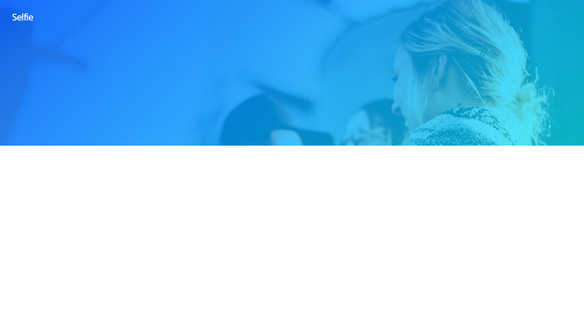 Selfie Landing Page