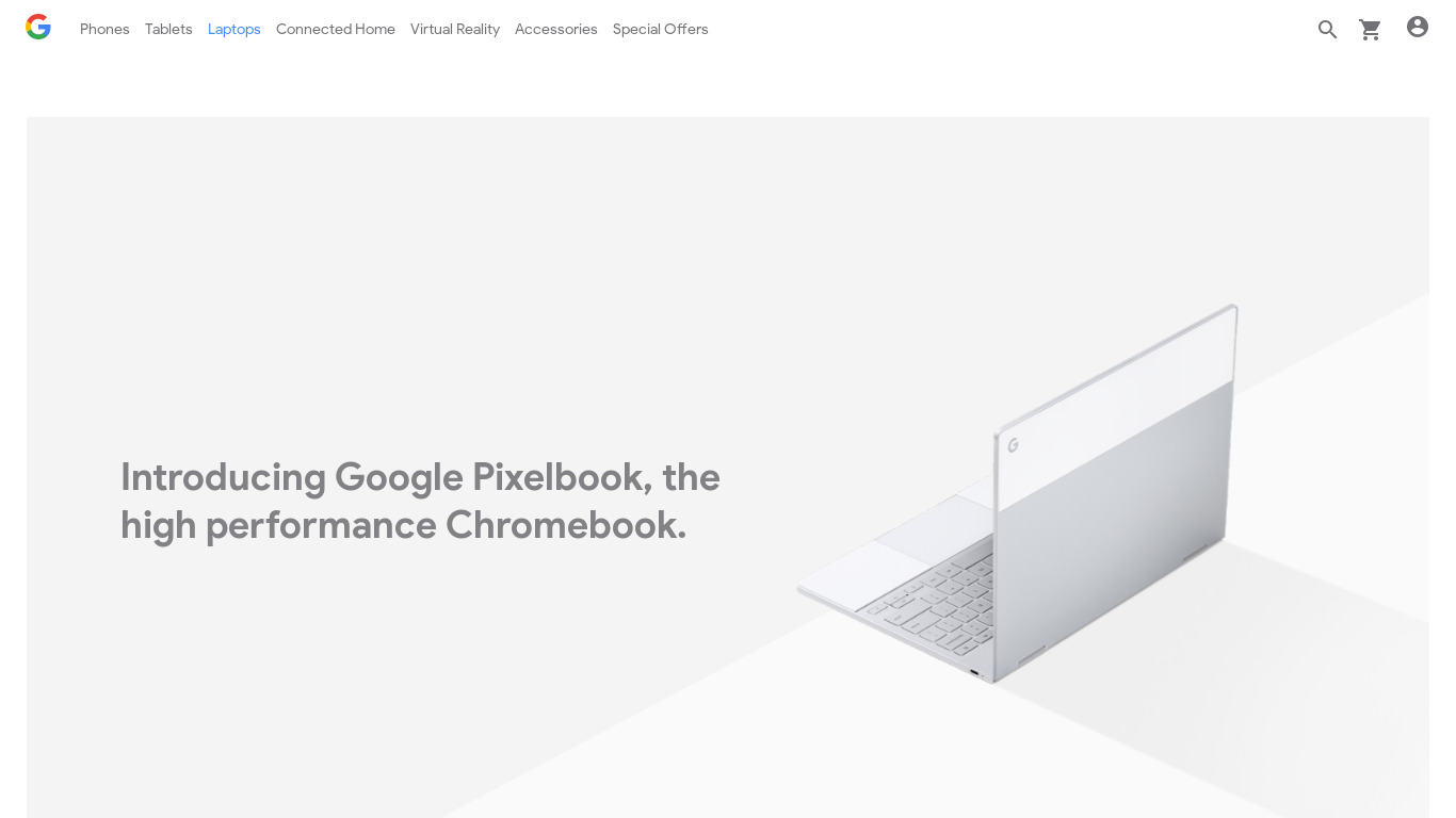 Chromebook Pixel Landing page