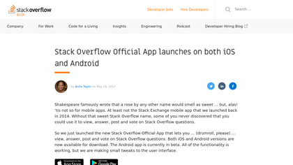 Stack Overflow on Mobile image