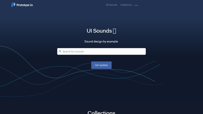 UI Sounds Landing Page