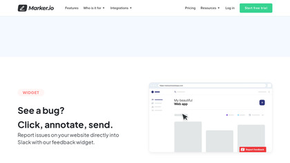 Marker.io for Slack image