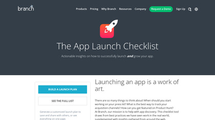 App Launch Checklist image