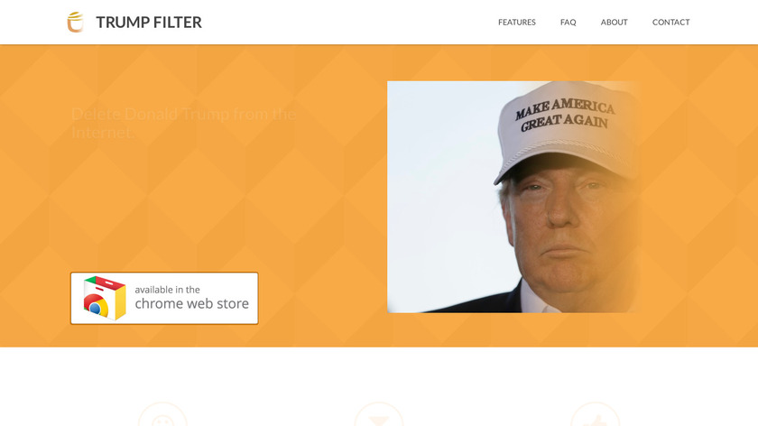 Trump Filter Landing Page