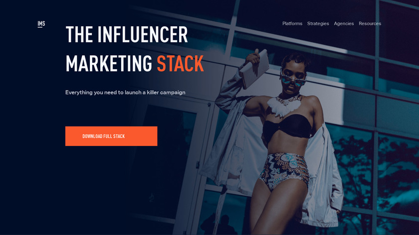 The Influencer Marketing Stack Landing Page