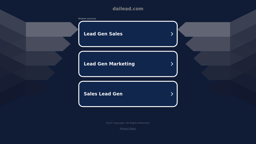 Dailead Landing Page