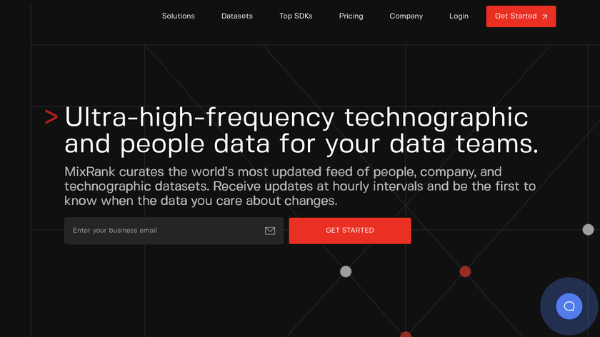 MixRank Landing Page