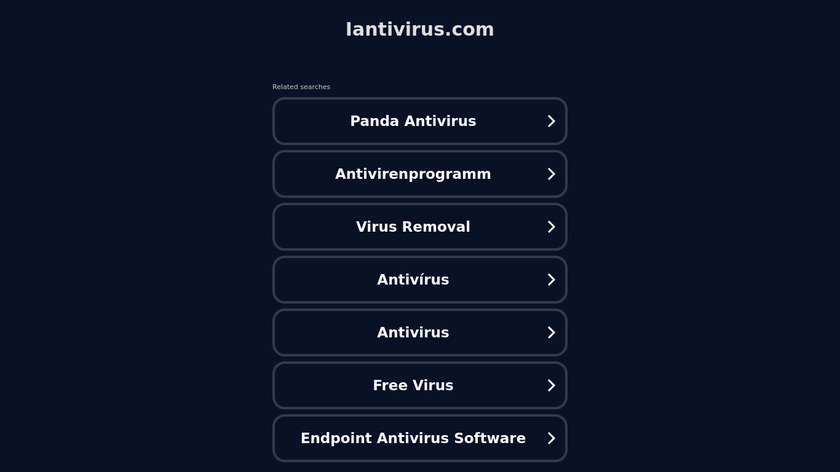 iAntiVirus Landing Page