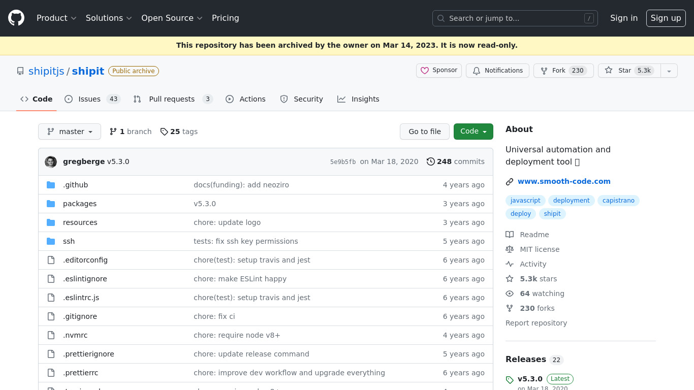 Shipit Automation Tool Landing page