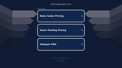 Pricing Pages image