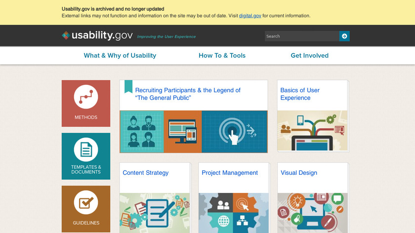 Usability.gov Landing Page