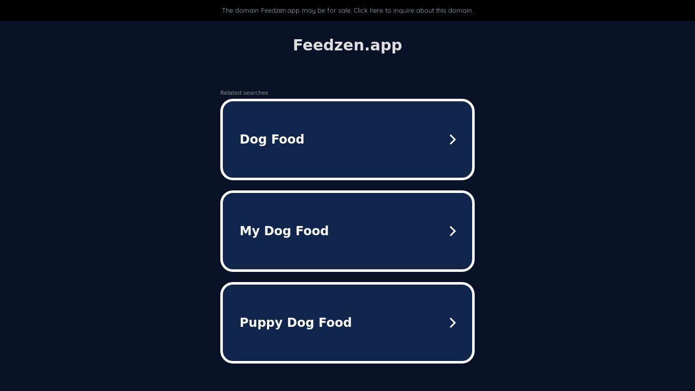 FeedZen Landing page