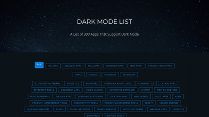 Dark Mode List image