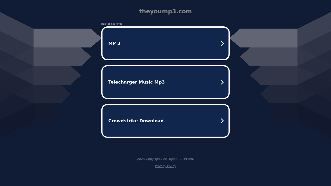 TheYouMp3 Landing page