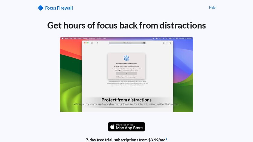 Focus Firewall Landing Page