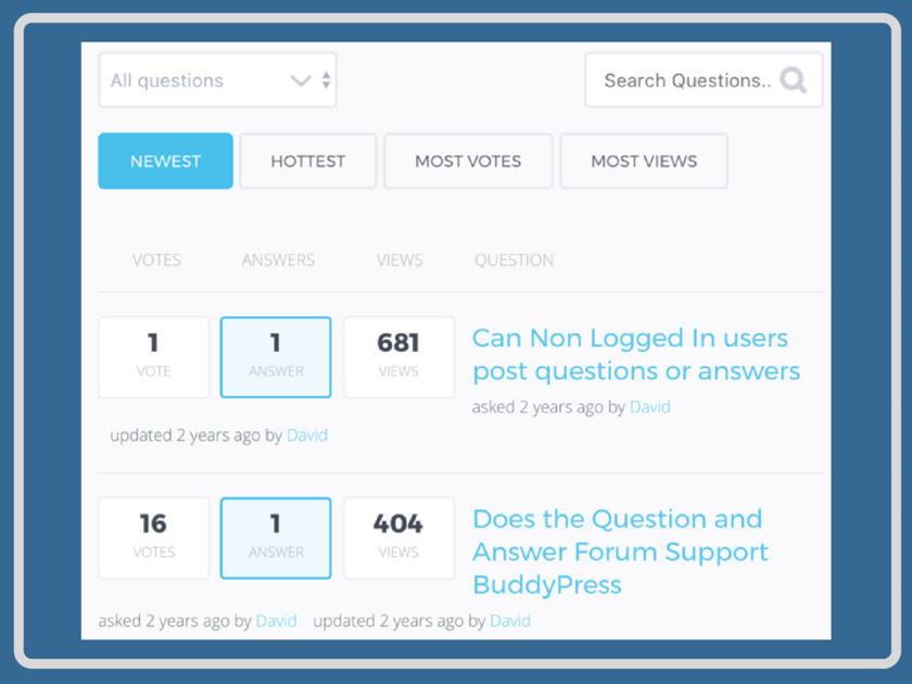 CreativeMinds WordPress Q&A Plugin Landing Page