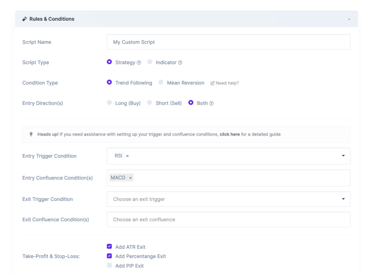 GetPineScript GetPineScript - Strategy Builder