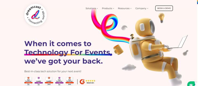 Dreamcast Landing Page