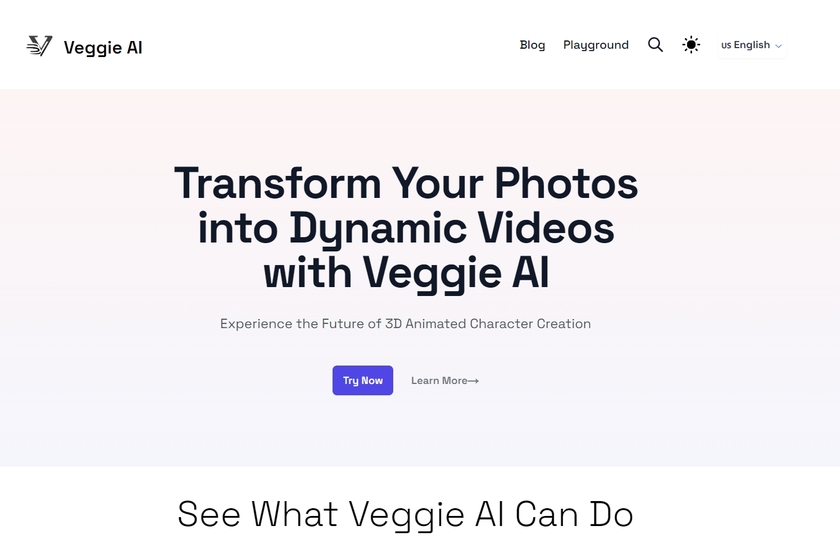 VeggieAI.cc Landing Page