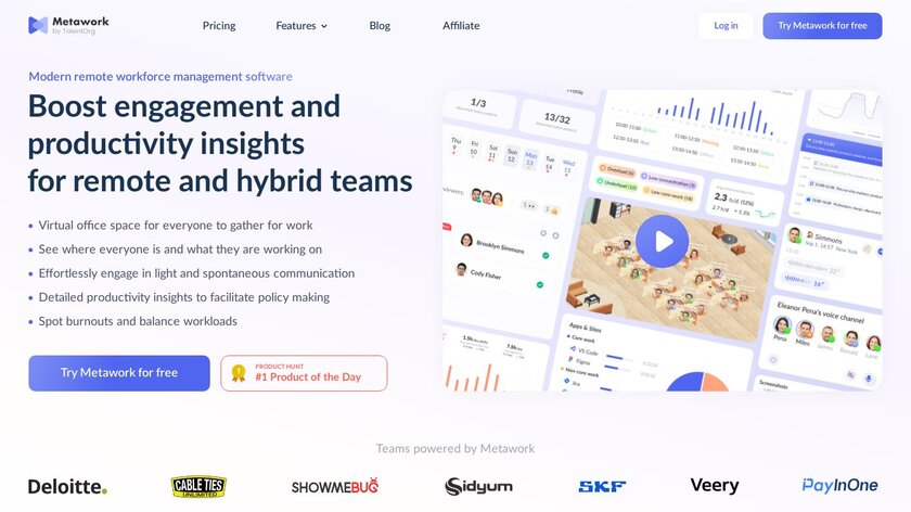 Metawork Landing Page