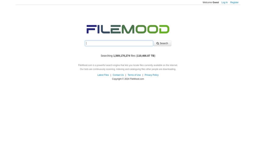 FileMood Landing Page