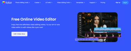 Fotor Video Editor screenshot
