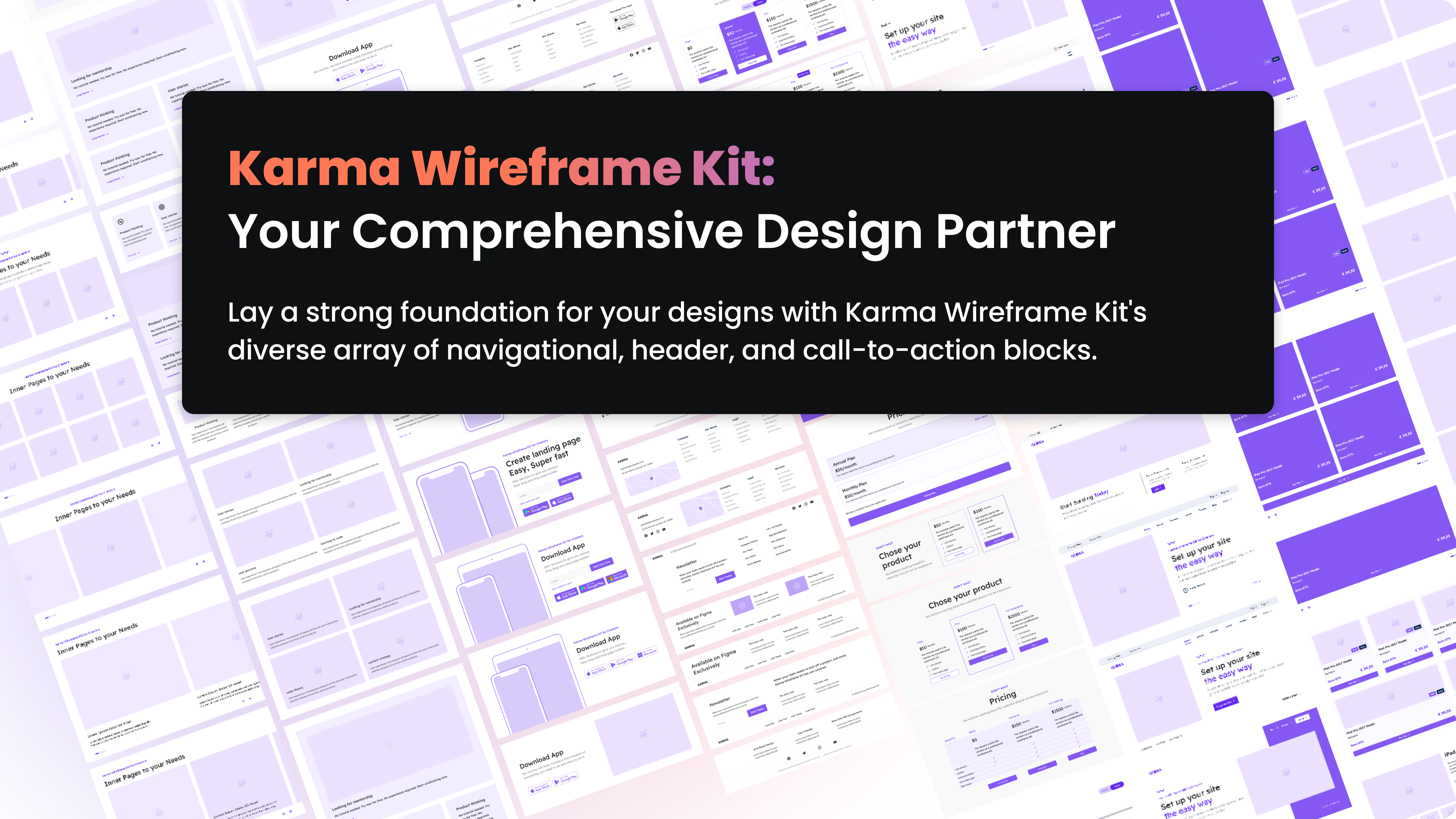 Karma Design Wireframe