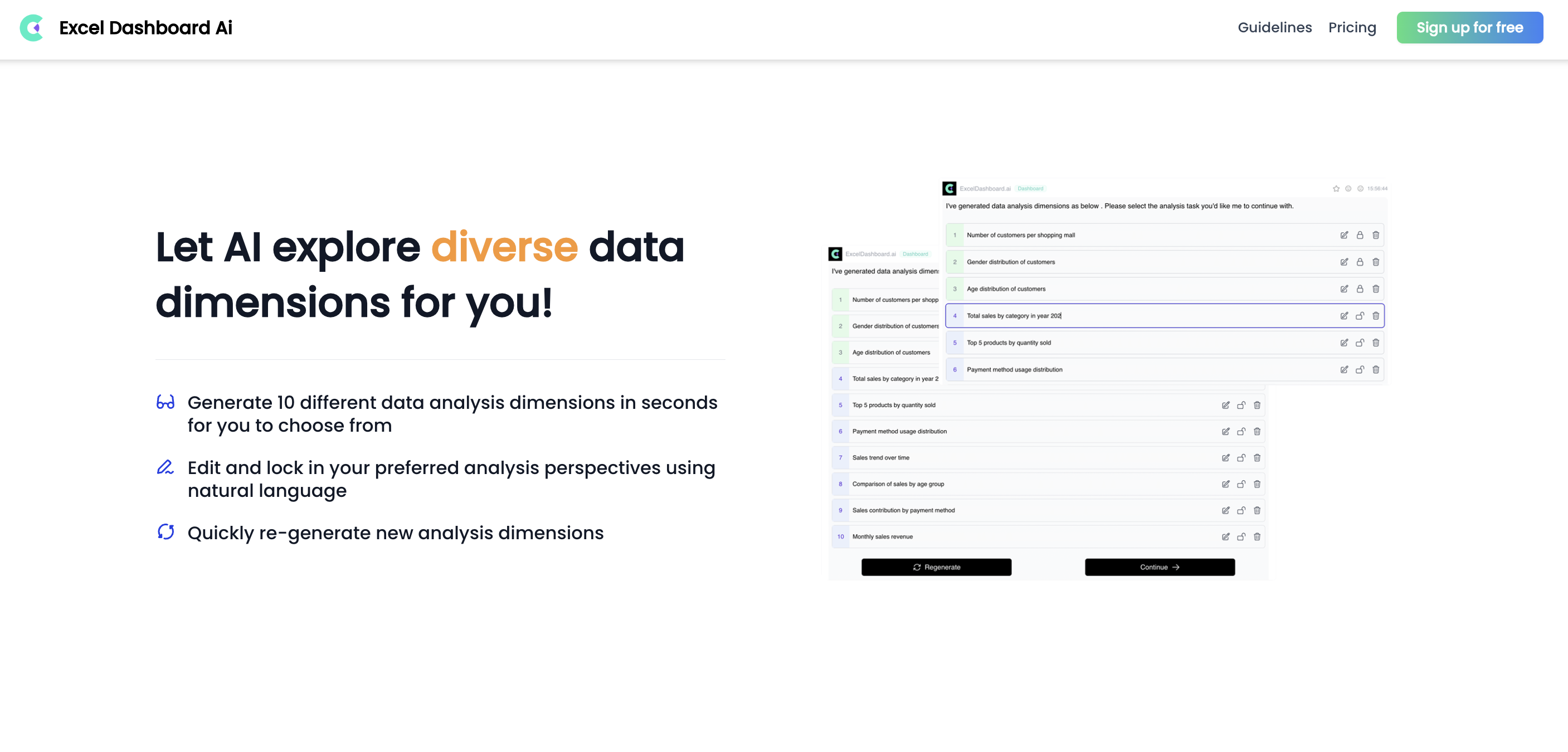 ExcelDashboard.ai ExcelDashboard AI Batch Analysis