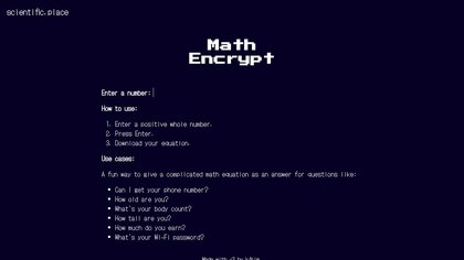 Math Encrypt image