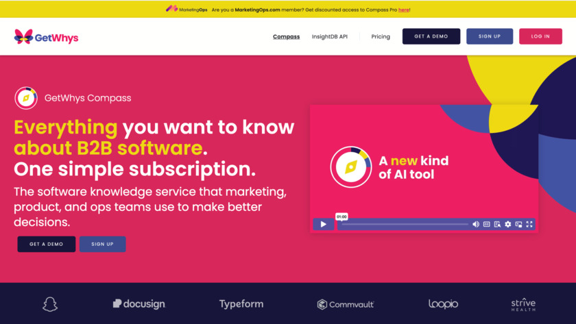GetWhys Compass Landing Page