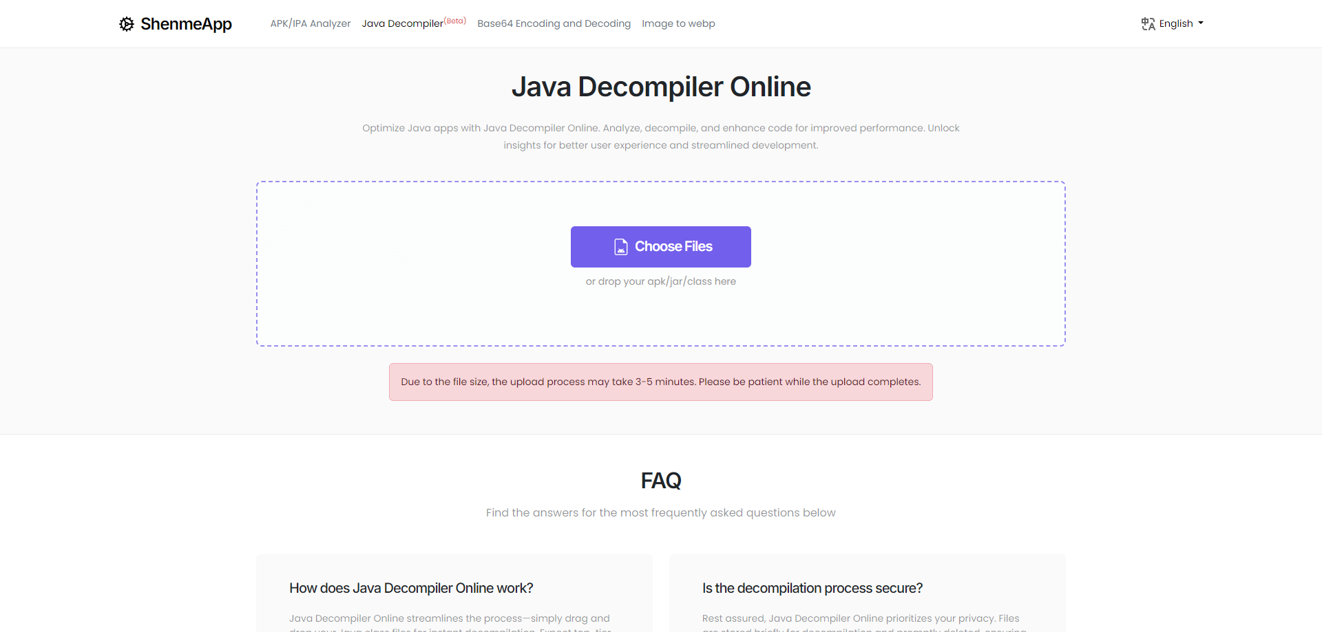 ShenmeApp Java Decompiler Java Decompiler Online