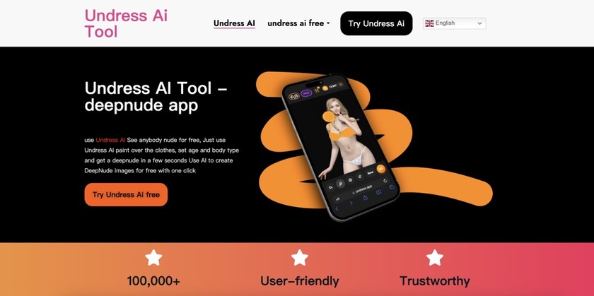 Undress AI Tool Landing Page