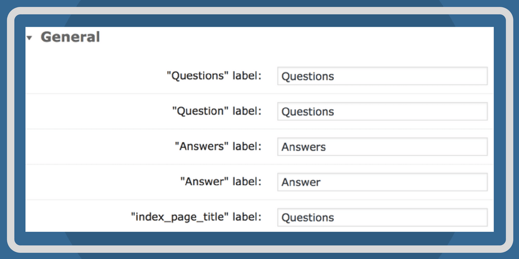 CreativeMinds WordPress Q&A Plugin Questions and Answers Plugin Labels Settings