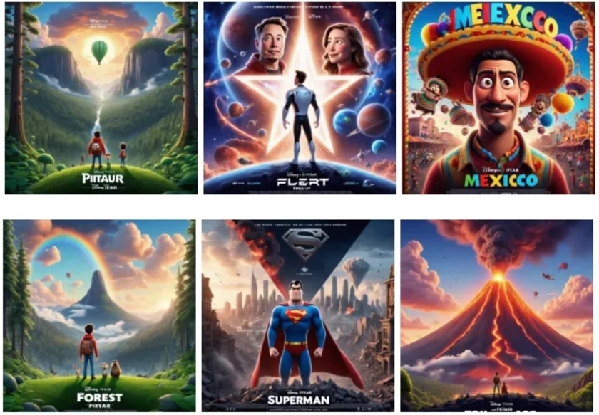 Cartoon AI Generator Landing Page