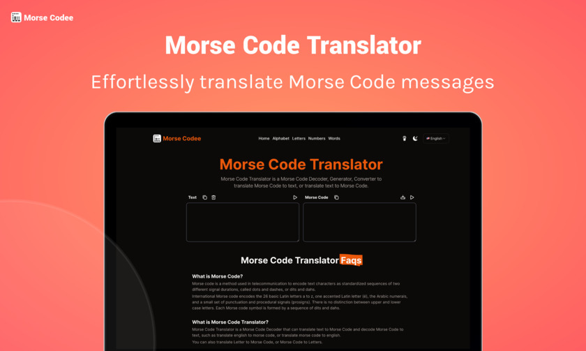 Morse Codee Morse Code Translator - Morse Codee