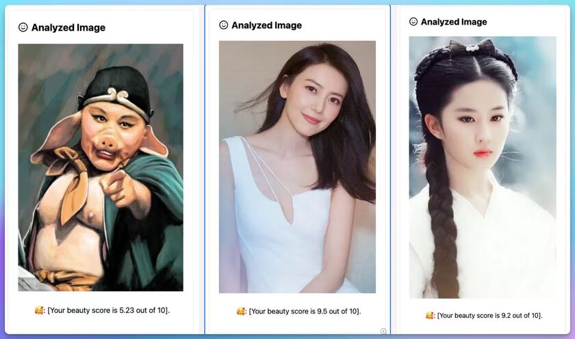 AI Face Analyzer Online Landing Page