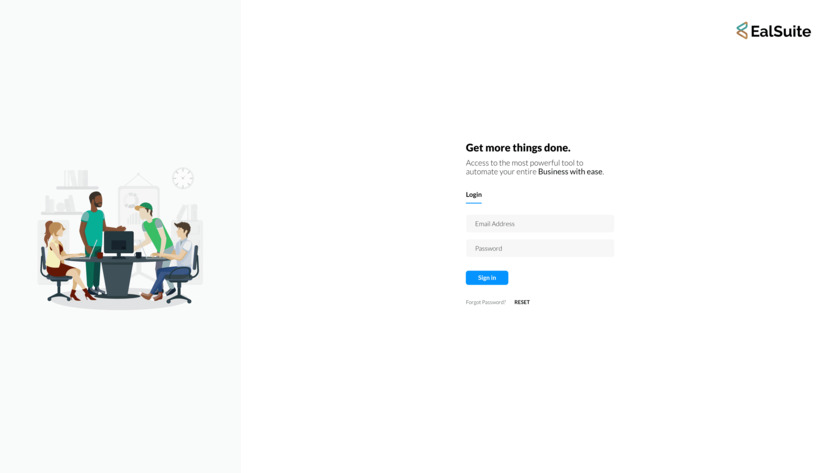 EalSuite Landing Page
