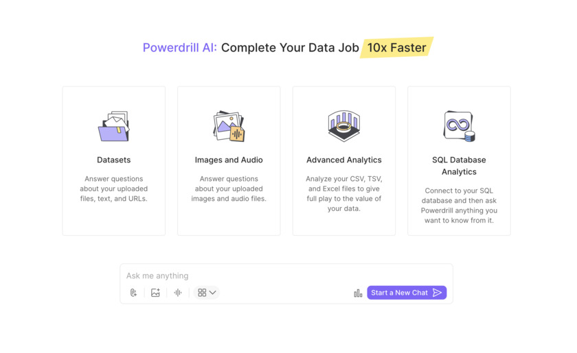 Powerdrill 10x Faster AI Excel Data Analysis with Powerdrill AI